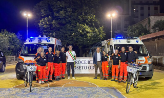 Roseto, presentata la nuova ambulanza della Croce Blu: più servizi per la comunità