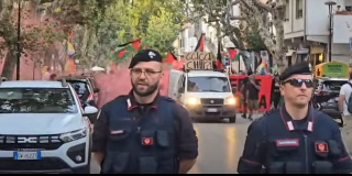 Giulianova, corteo per Palestina, lavoro e spazi sociali